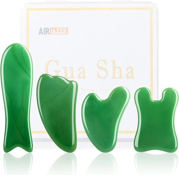 Gua Sha Massage-Gesichtswerkzeug-Set, Guasha-Massagegerät für Gesicht und Körper