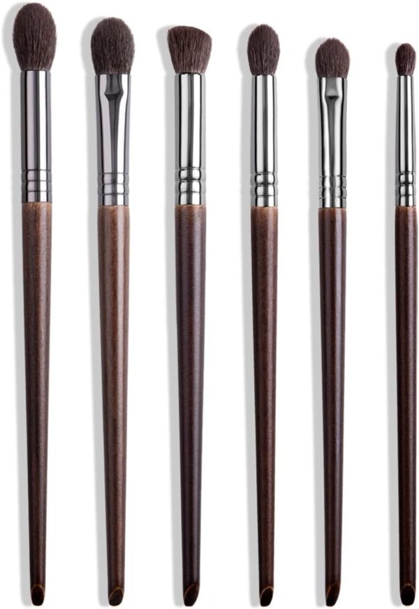 Make-up-Pinsel, Kosmetik-Ziegenhaar-Make-up-Lidschatten-Pinsel-Set